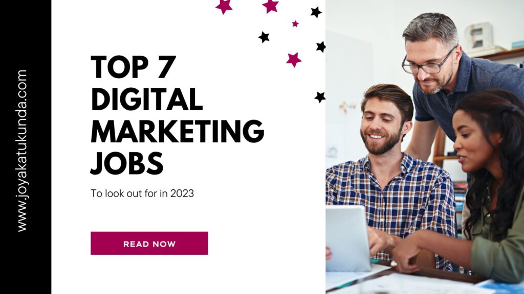 Top 7 digital marketing jobs